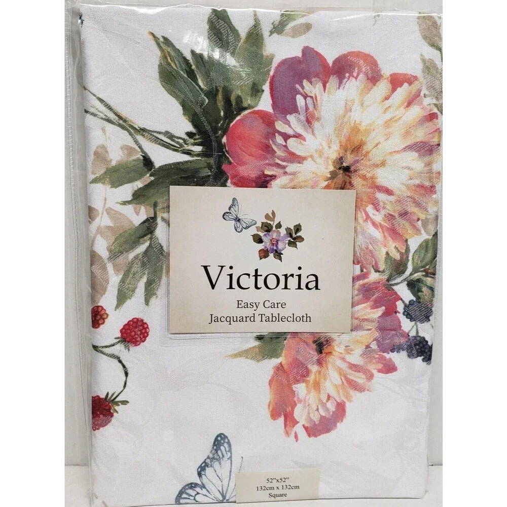Jacquard Printed Fabric Tablecloth,52